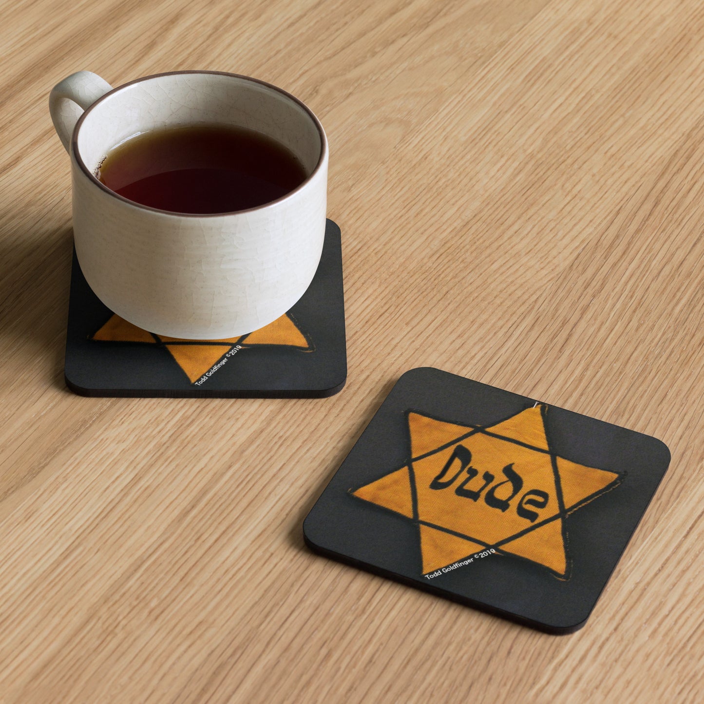 DUDE STAR DRINK COASTERS