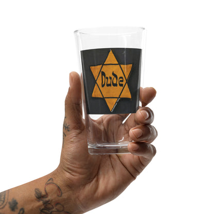 The DUDE STAR PINT GLASS